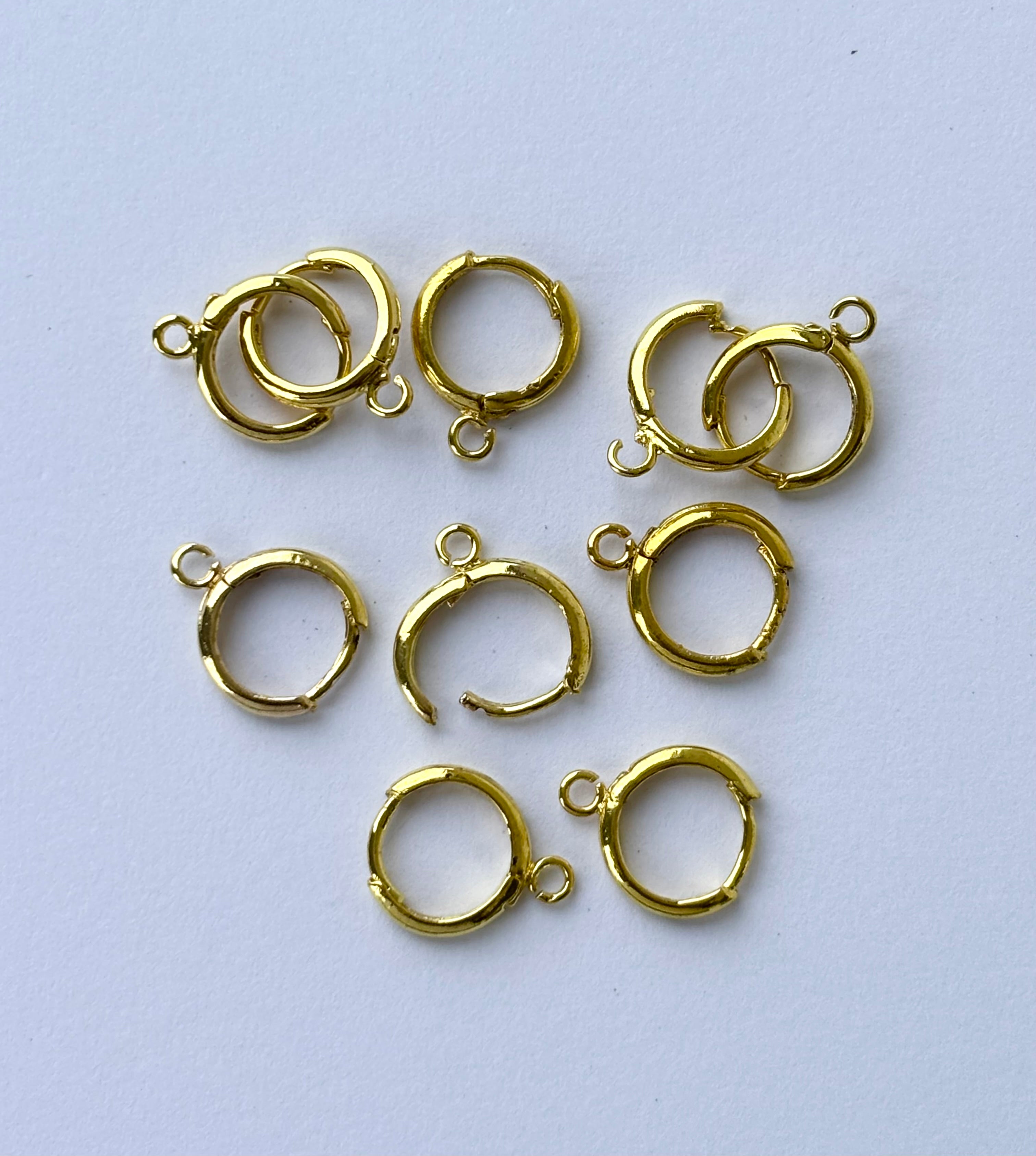 Premium Gold Lever Back Earring Hooks