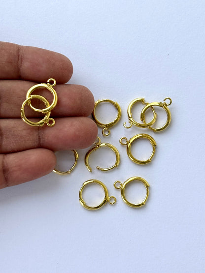 Premium Gold Lever Back Earring Hooks