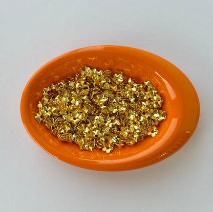 Gold Flower Bead Caps 6MM