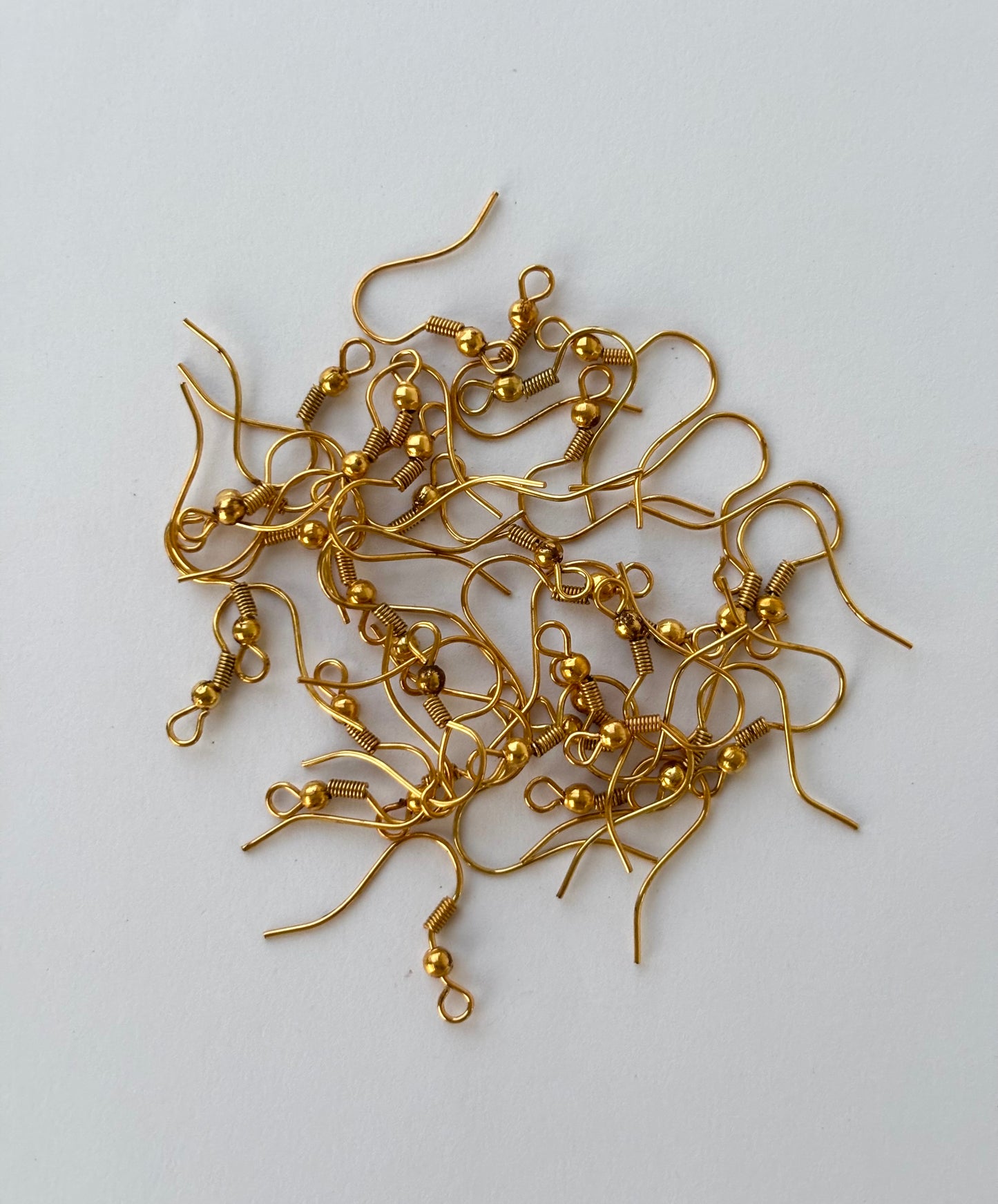 Dark Gold Plated Fish Hook Ear Wires