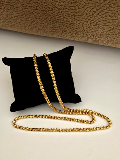 Designer Link Gold-Plated Chain for Men and Women