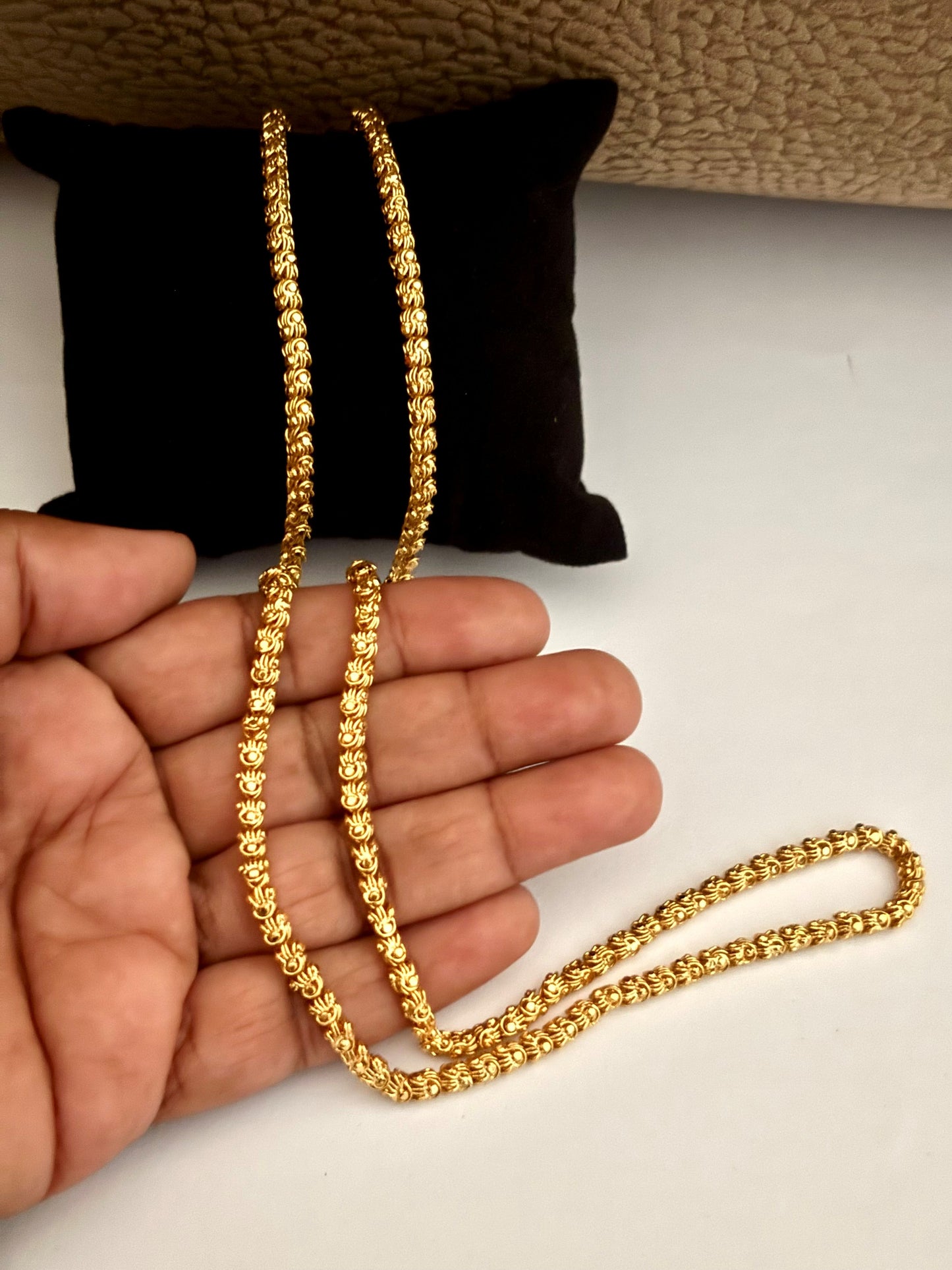 Designer Link Gold-Plated Chain for Men and Women