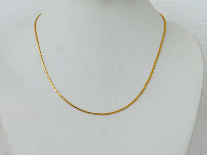 Simple and Elegant Gold Plated Daily Wear Chain