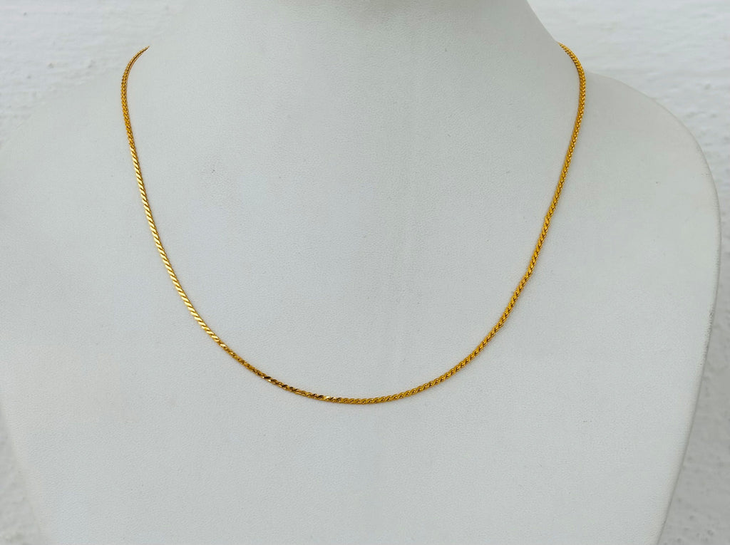 Simple and Elegant Gold Plated Daily Wear Chain