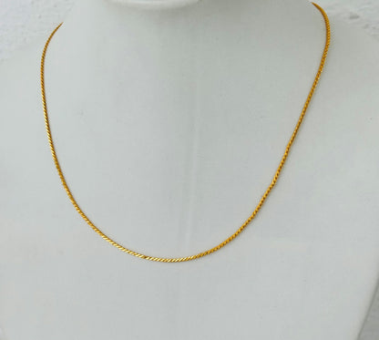 Simple and Elegant Gold Plated Daily Wear Chain