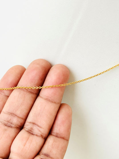 Gold Plated Thin Chain for Daily Wear