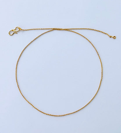 Gold Plated Thin Chain for Daily Wear