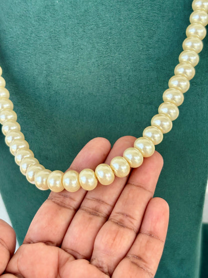 Single Strand Pearl Necklace for Women
