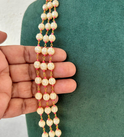 Traditional Three Layer Pearl Mala