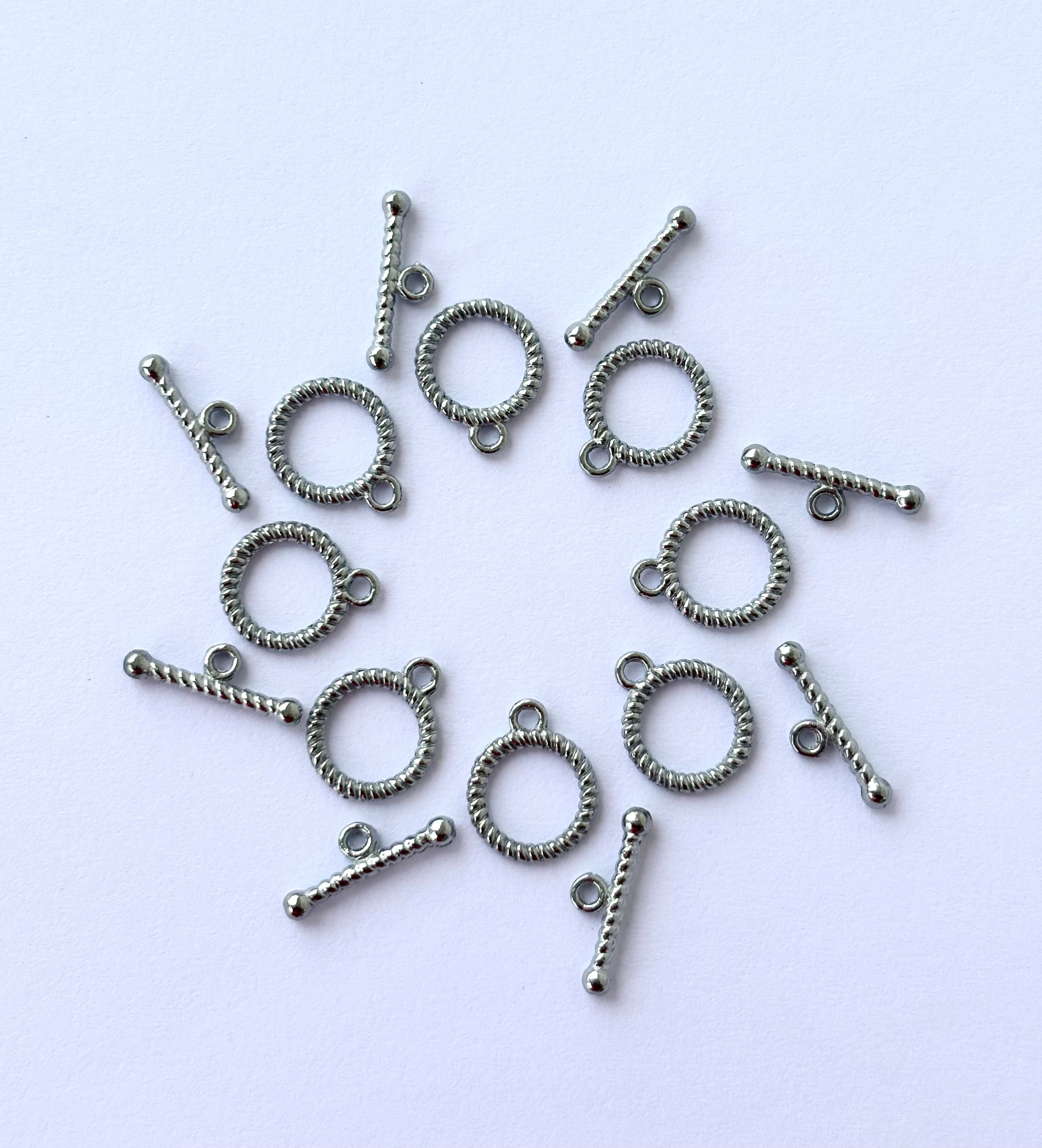 Twisted Rope Toggle Clasps