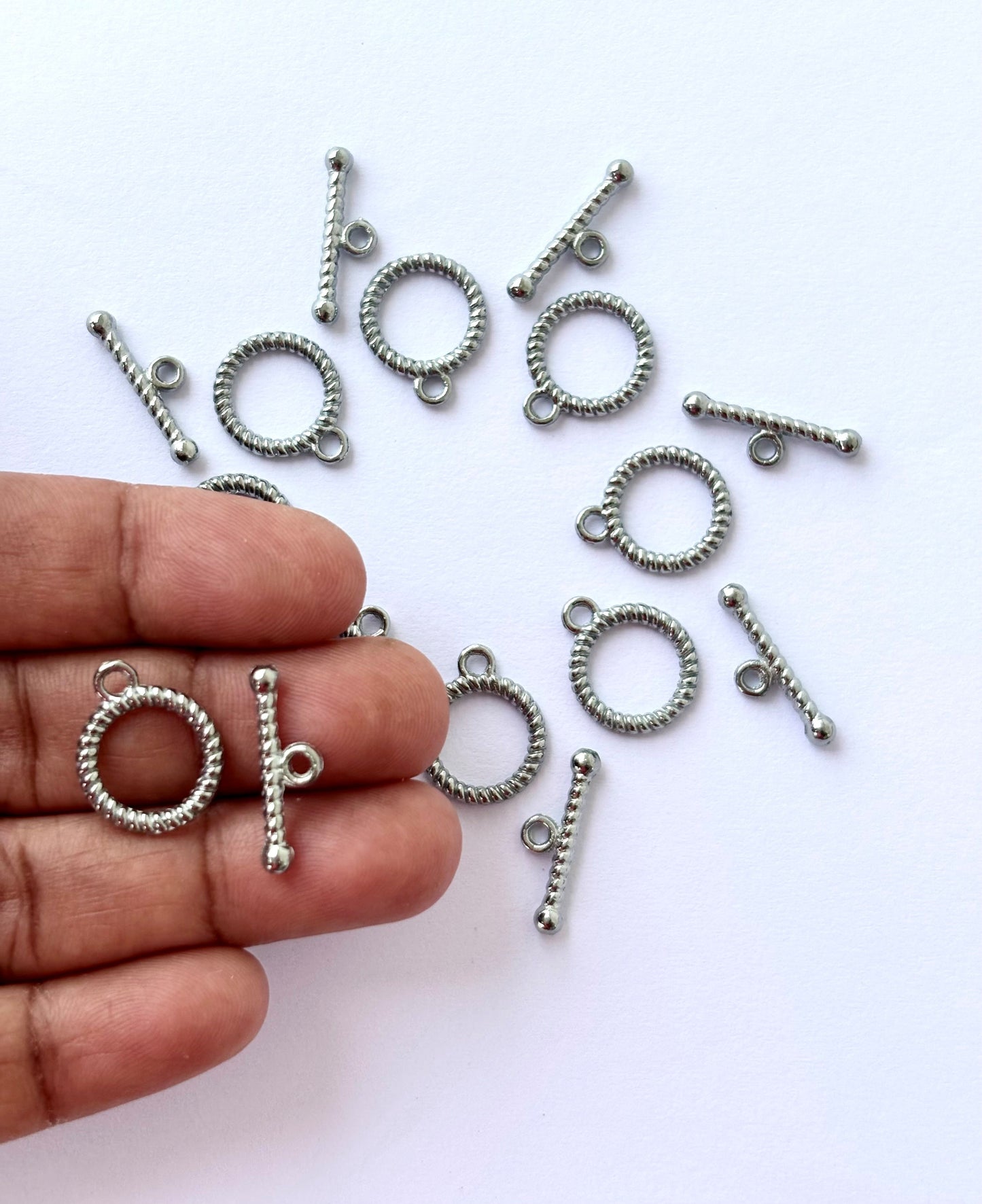 Twisted Rope Toggle Clasps