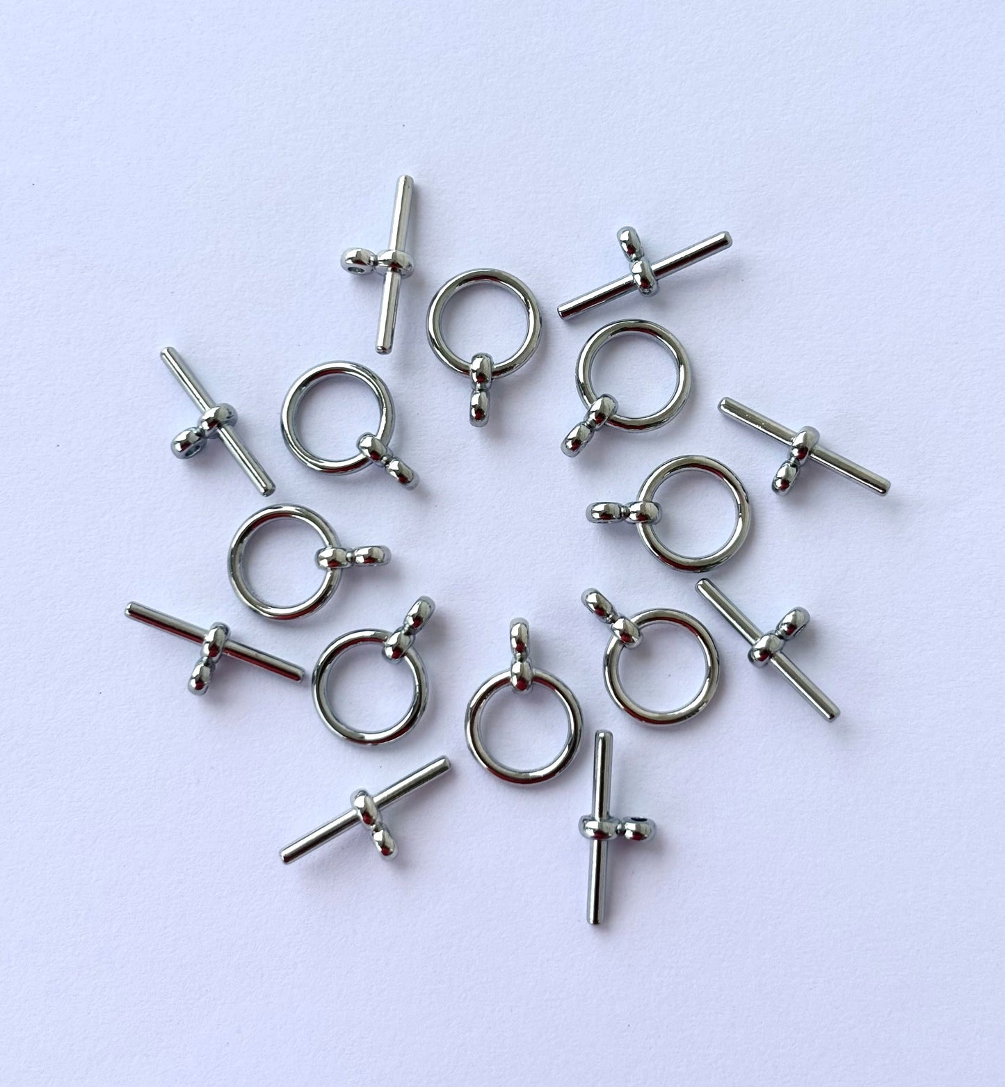 Modern Steel Toggle Clasps