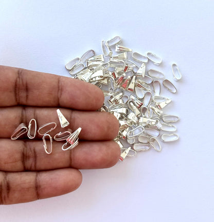 Silver Plated Pinch Bails for Pendants