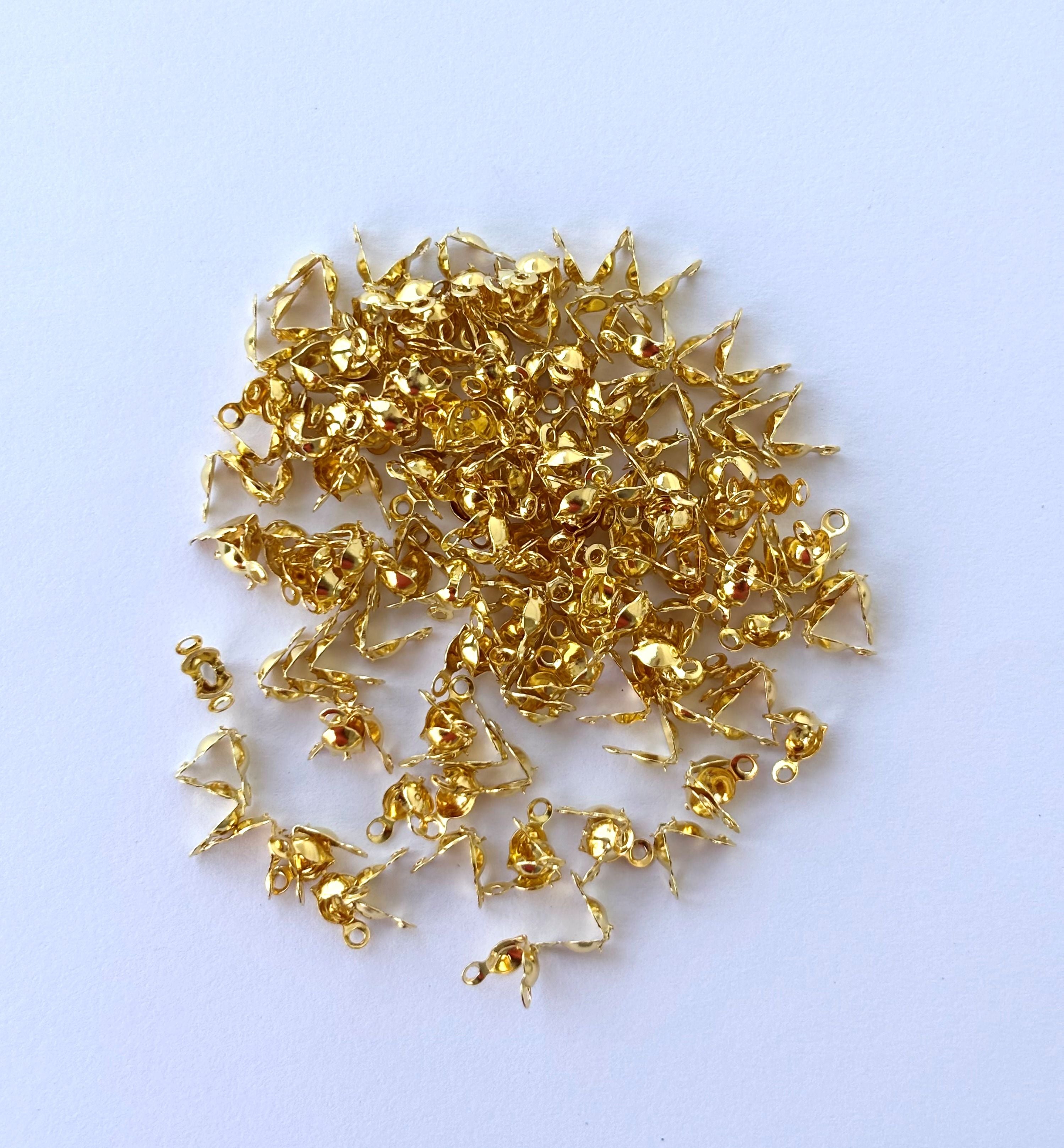 Gold Plated Bead Tips