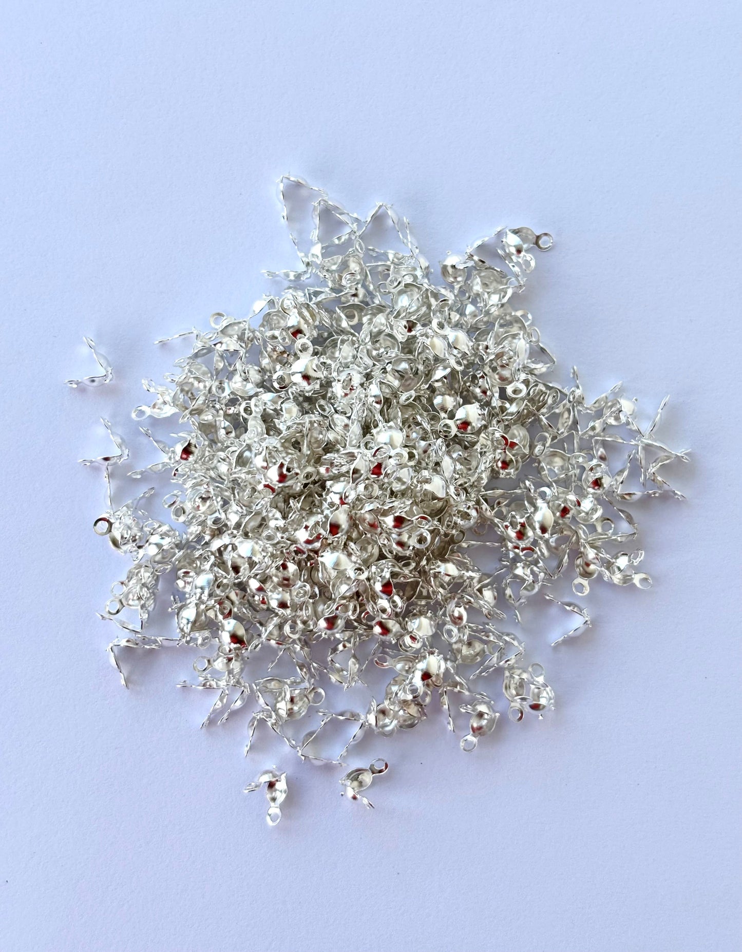 Silver Plated Bead Tips