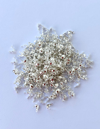 Silver Plated Bead Tips