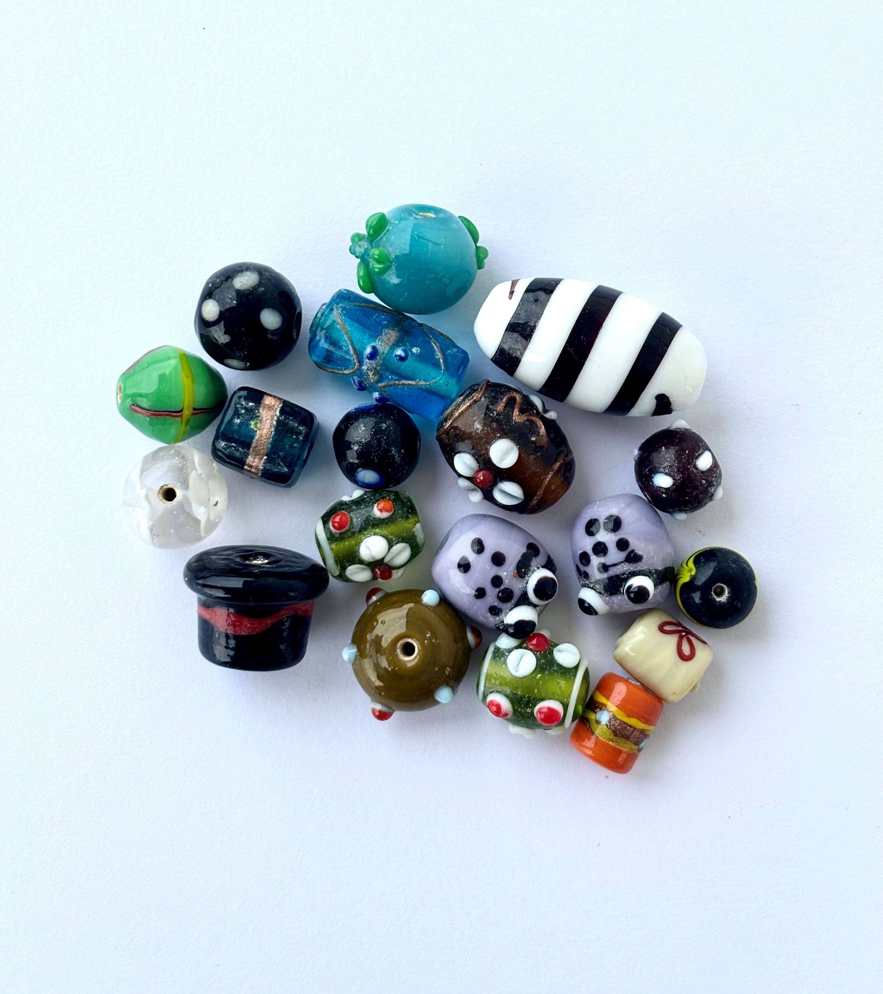 Mixed Handmade Lampwork Beads
