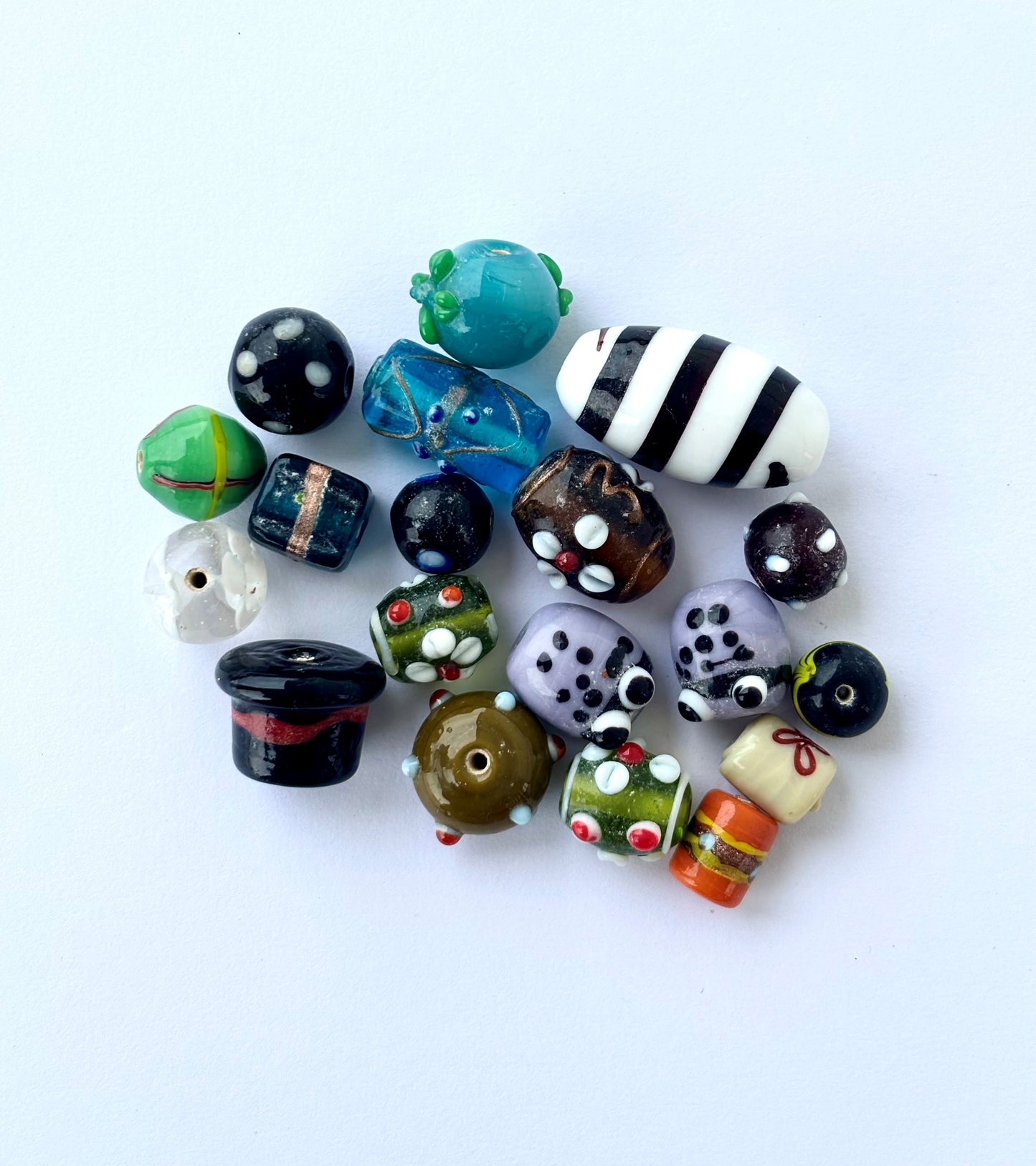 Mixed Handmade Lampwork Beads