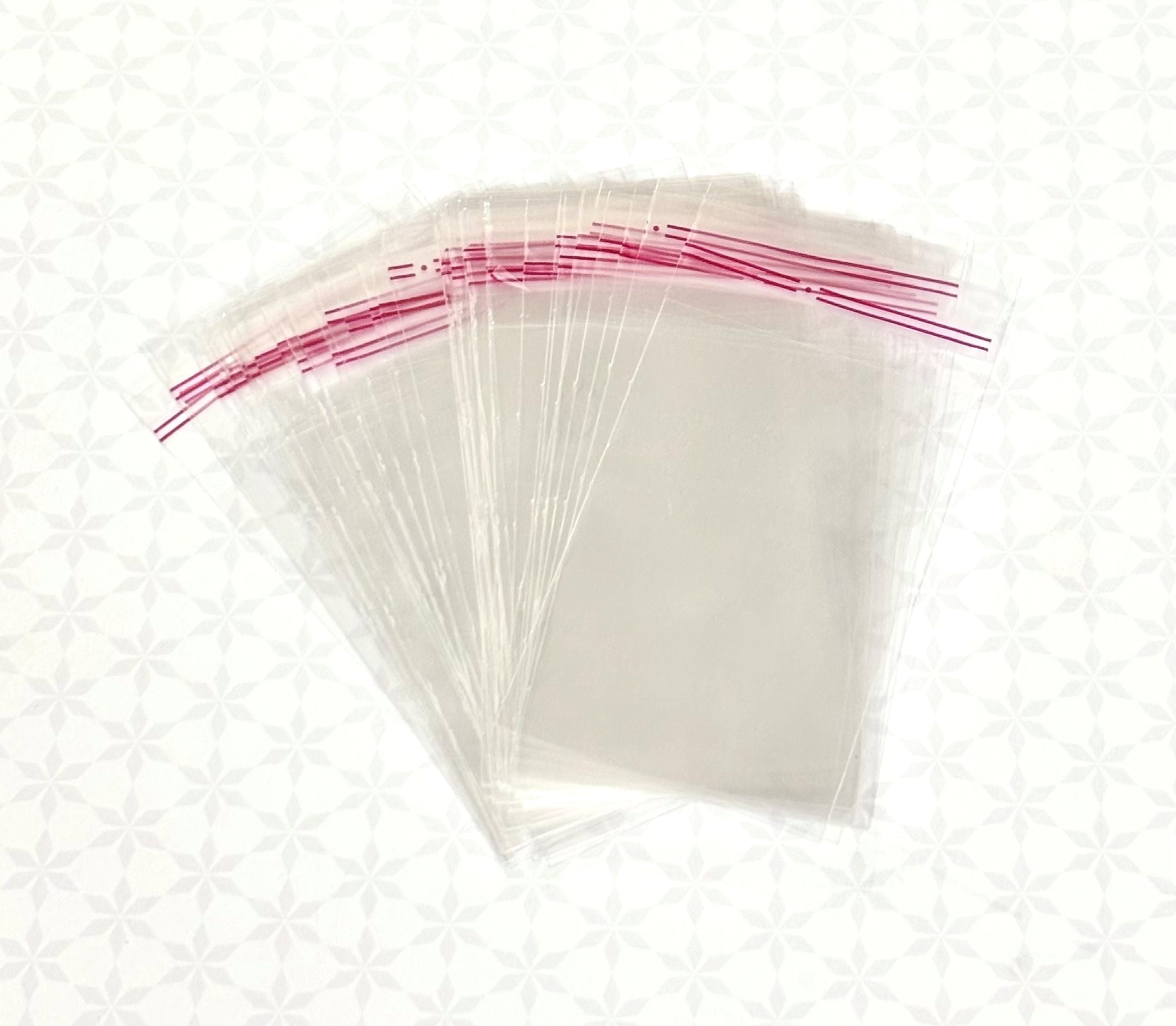 Clear Self-Adhesive Poly Bags 2 x 3