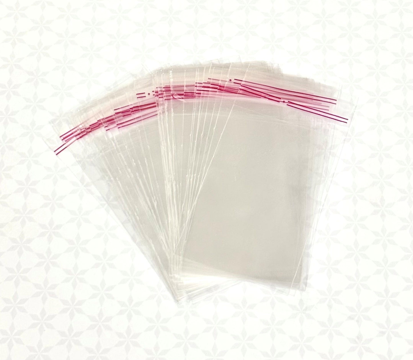 Clear Self-Adhesive Poly Bags 2 x 3
