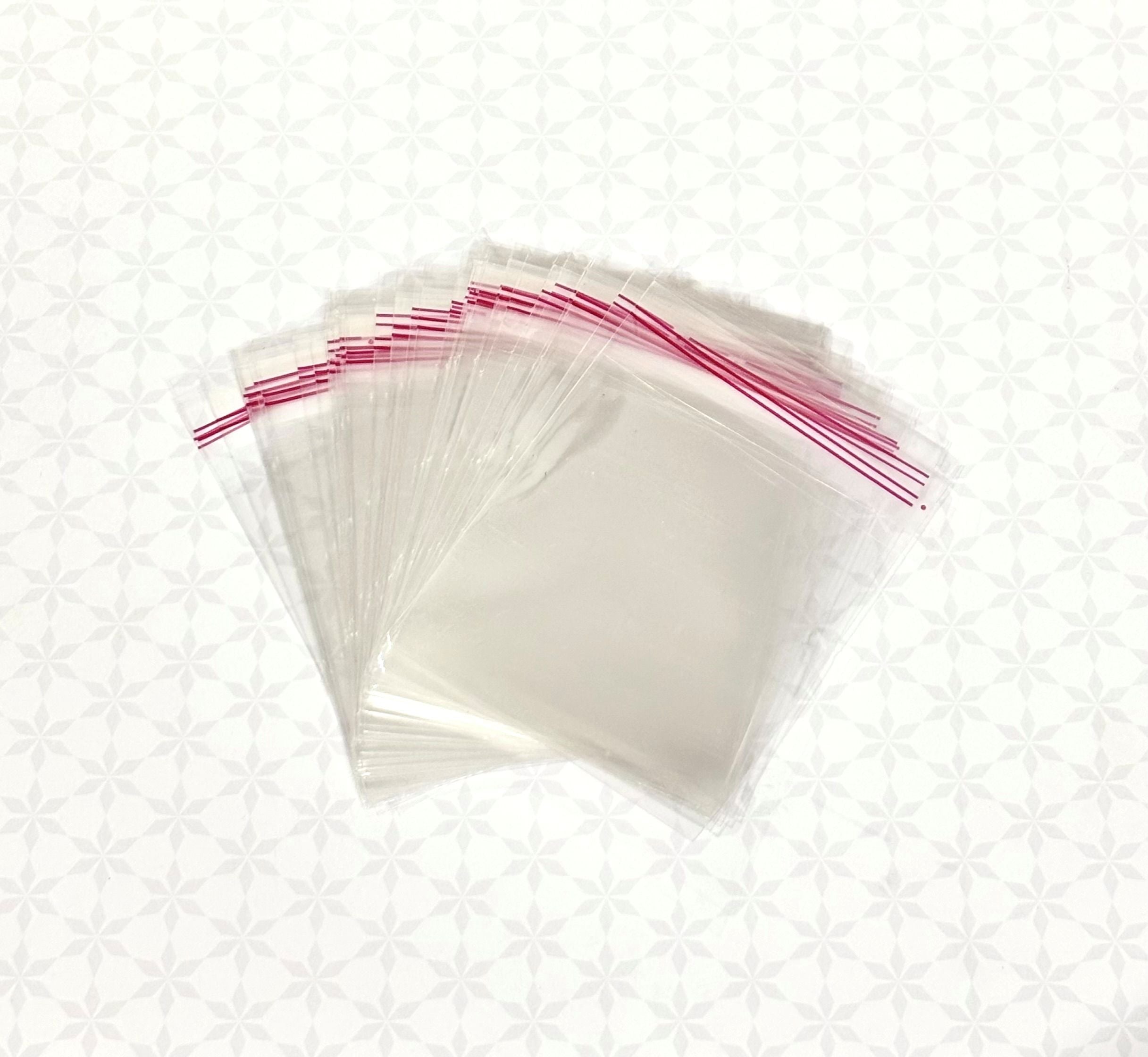 Clear Self-Adhesive Poly Bags 2.5 x 2.5
