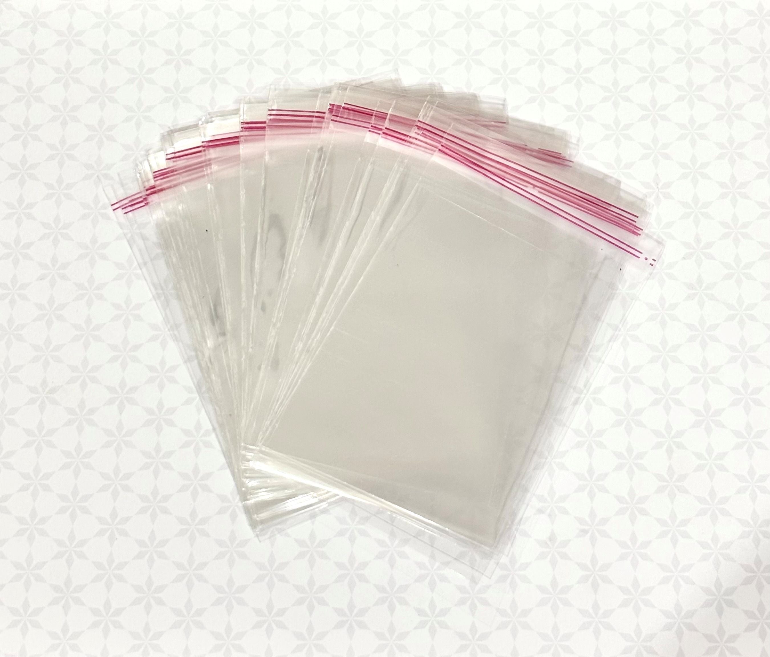 Clear Self-Adhesive Poly Bags 3 x 4
