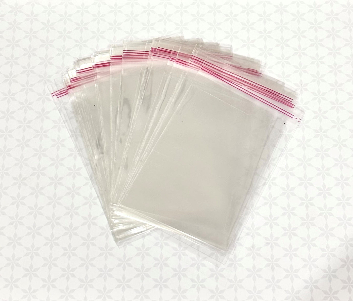 Clear Self-Adhesive Poly Bags 3 x 4