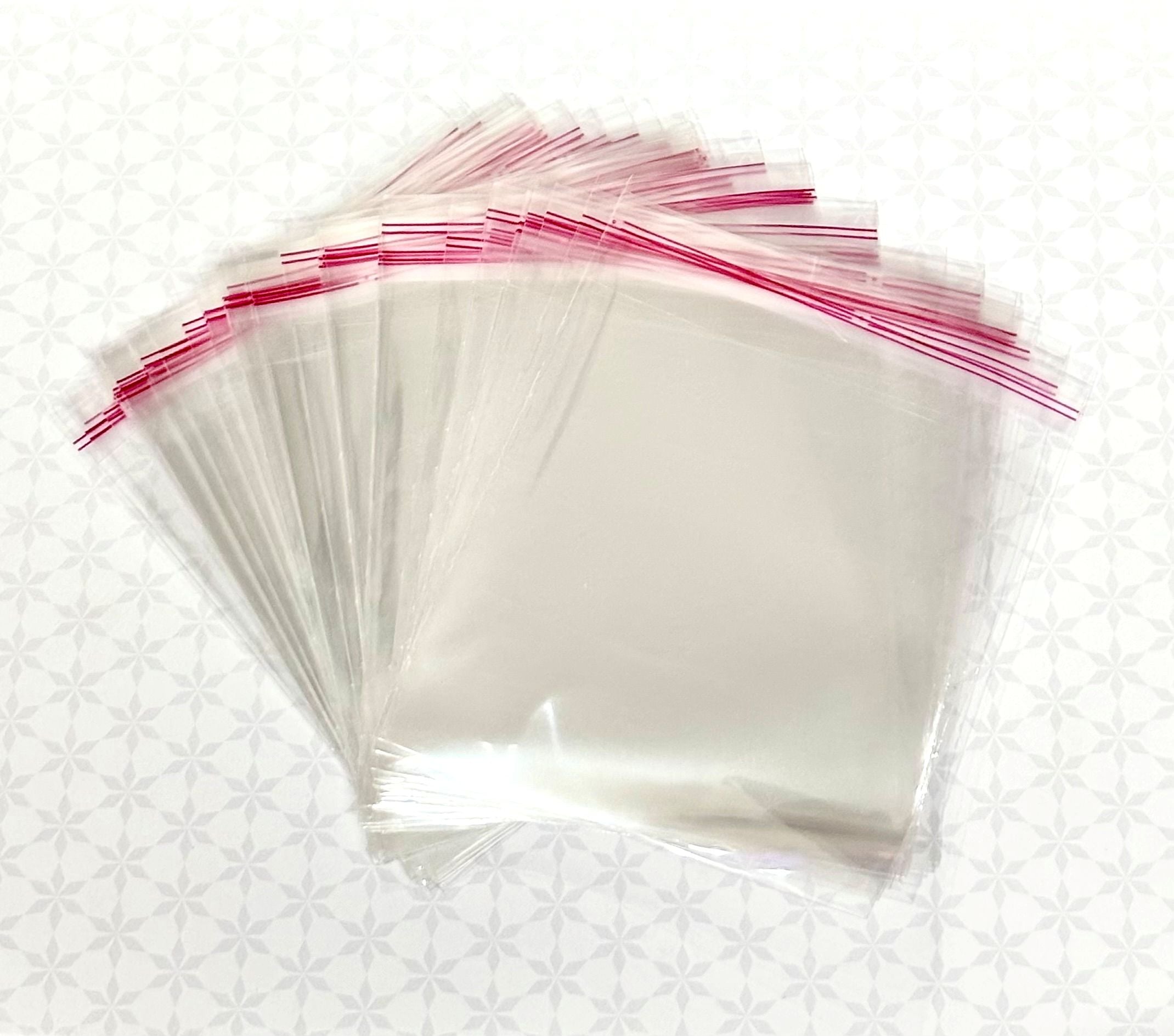 Clear Self-Adhesive Poly Bags 4 x 4