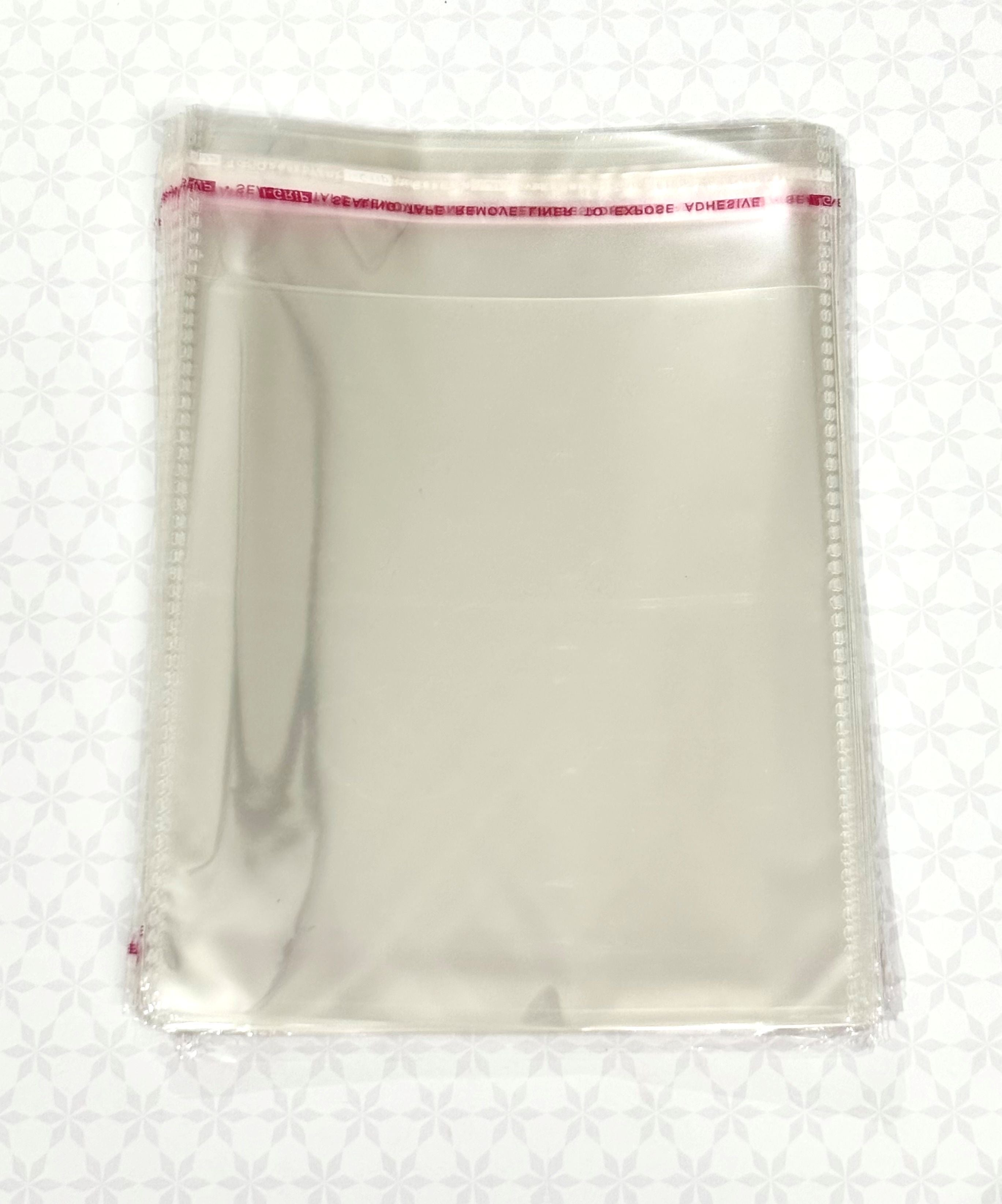 Clear Self-Adhesive Poly Bags 7 x 5