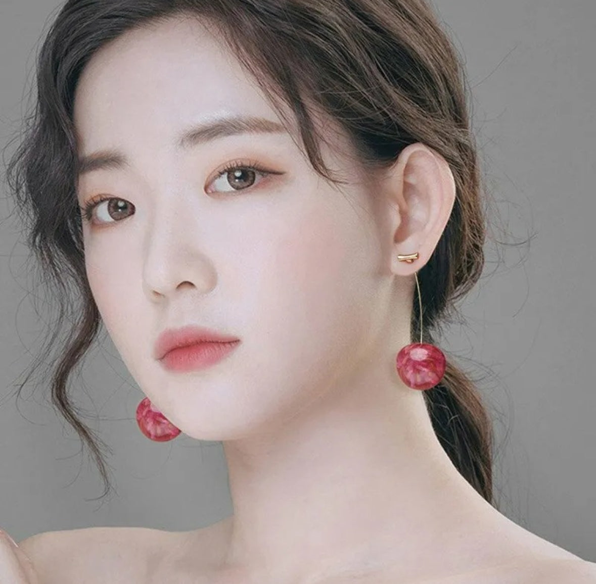 Cherry Drop Earrings