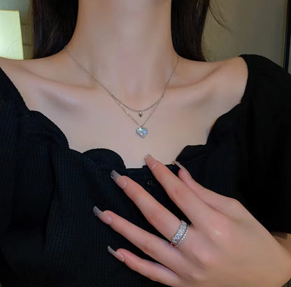 Sparkling Heart Necklace