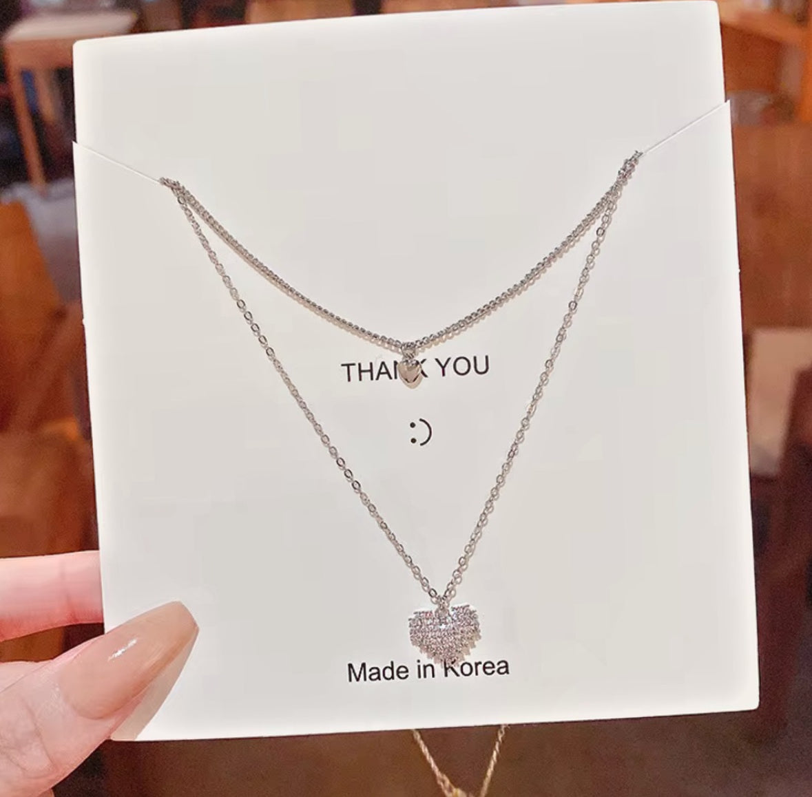 Sparkling Heart Necklace