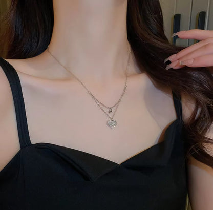 Sparkling Heart Necklace