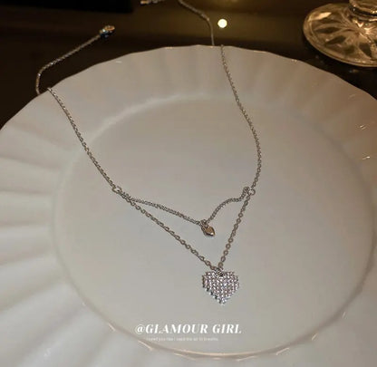 Sparkling Heart Necklace