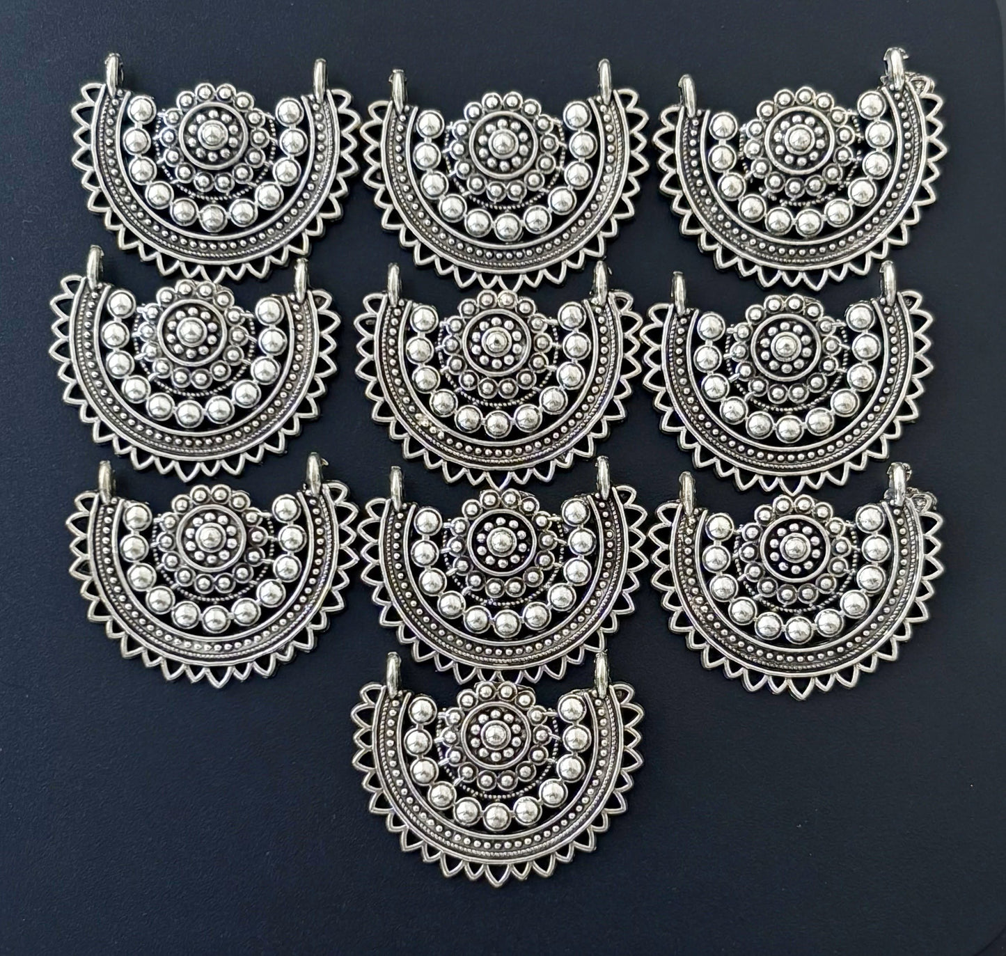 Silver Plated Earring Bases
