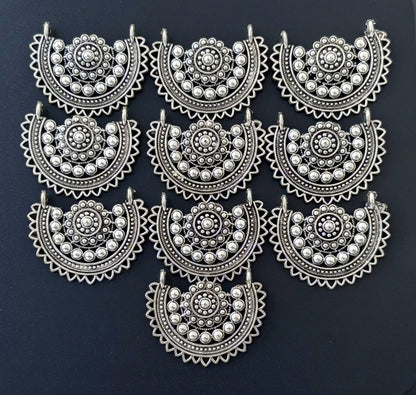 Silver Plated Earring Bases