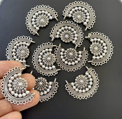 Silver Plated Earring Bases