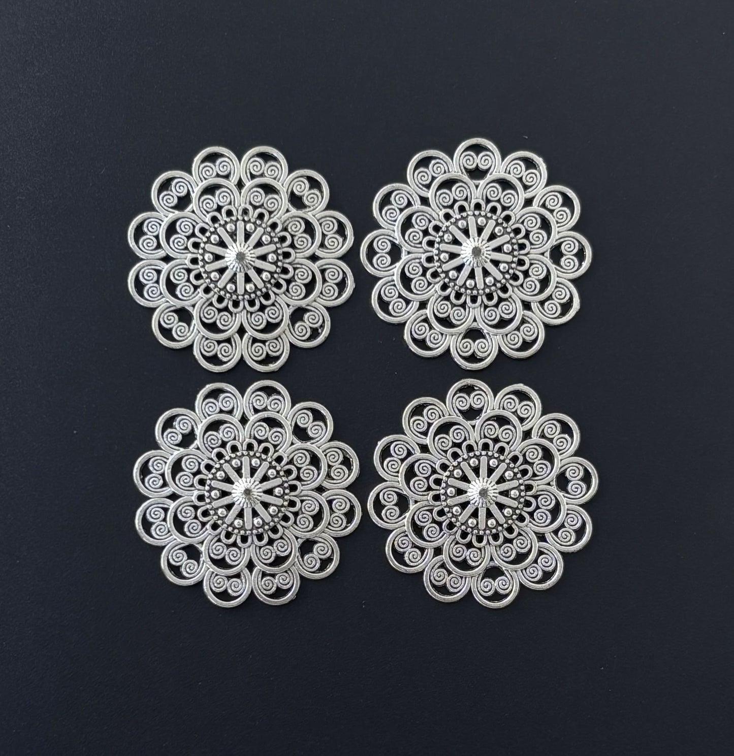 Filigree Flower Wraps and Connectors