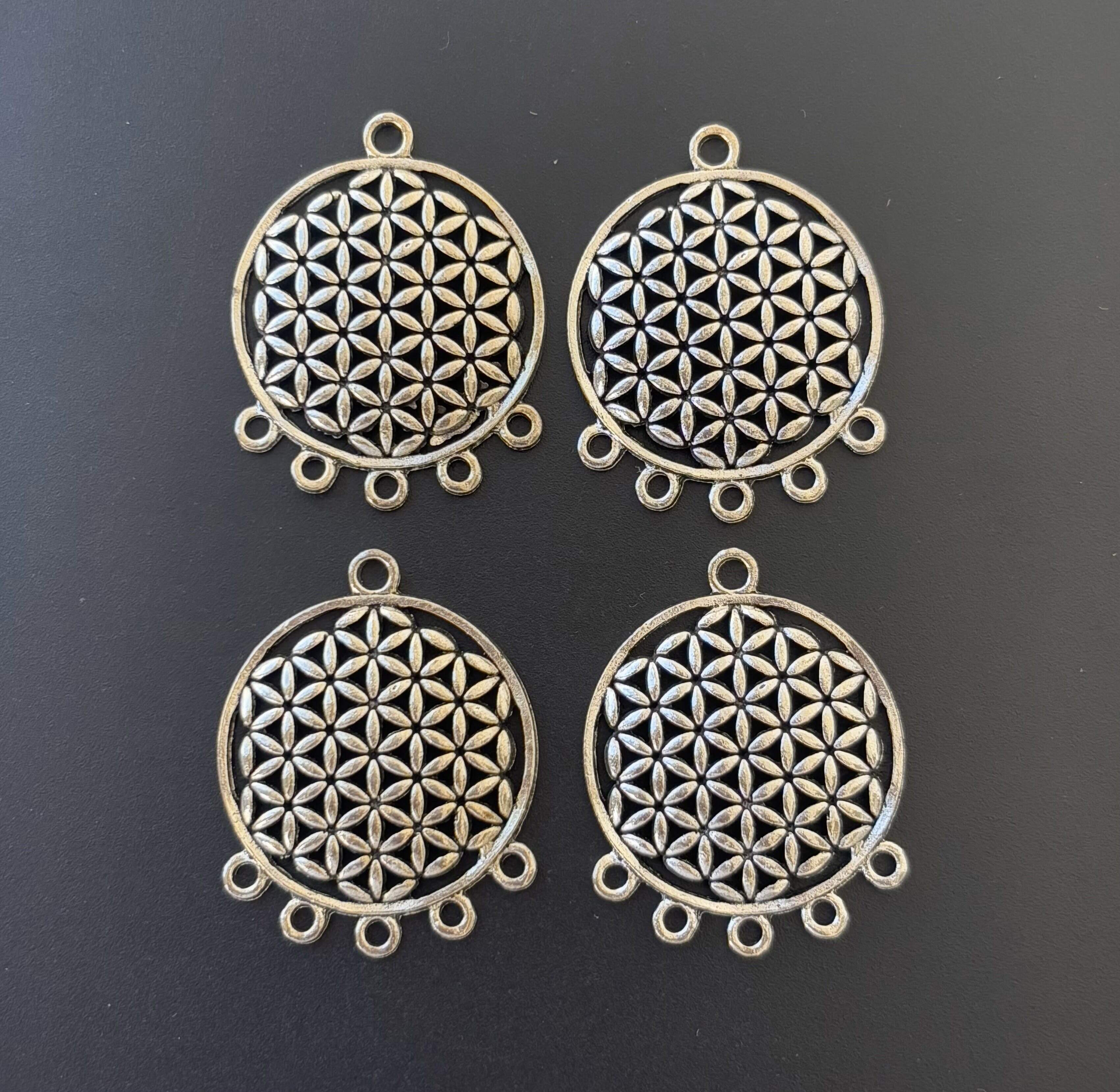 Flower of Life Connector Pendants