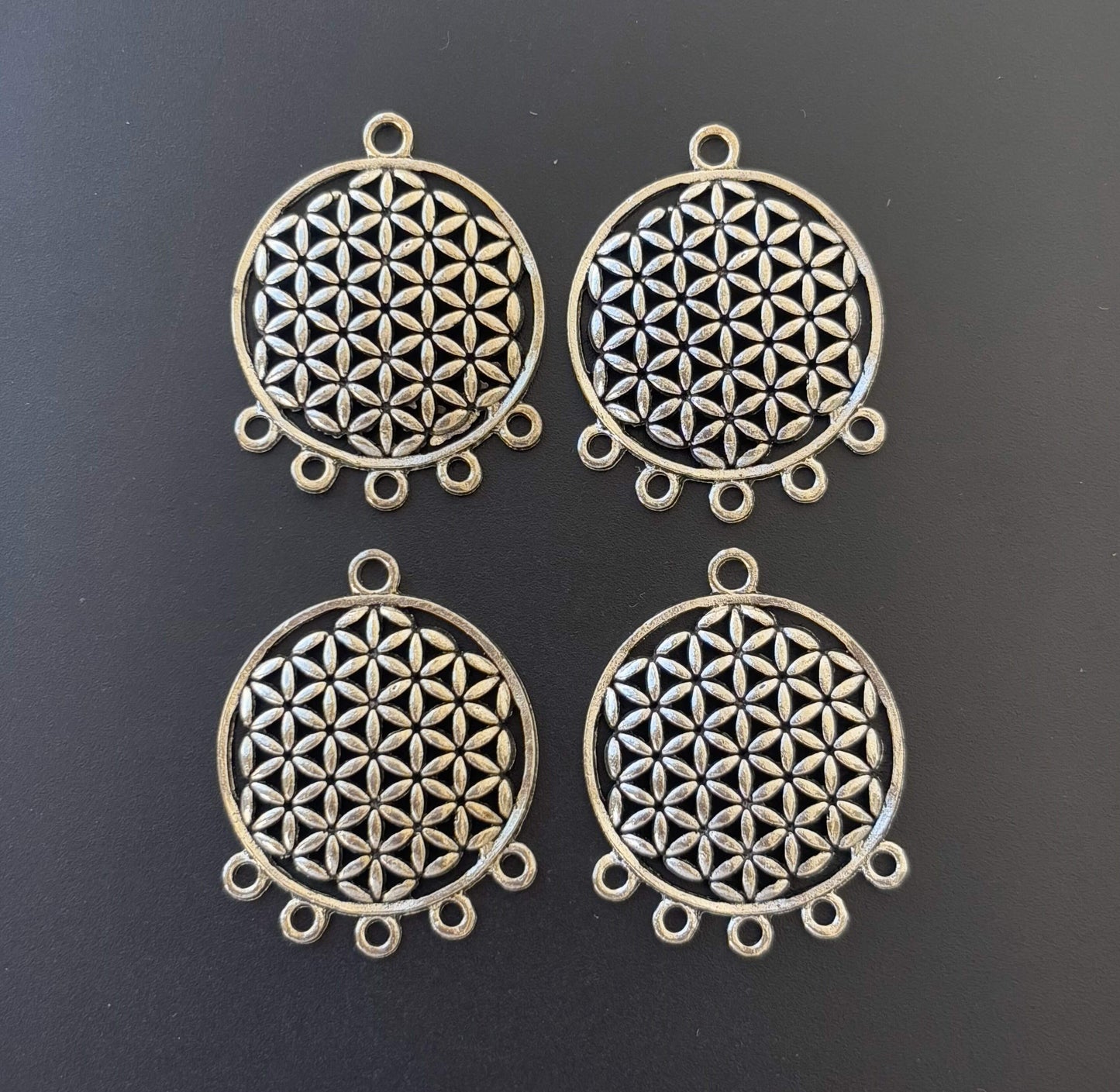 Flower of Life Connector Pendants