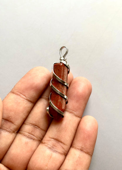 Red Jasper Point Pendant