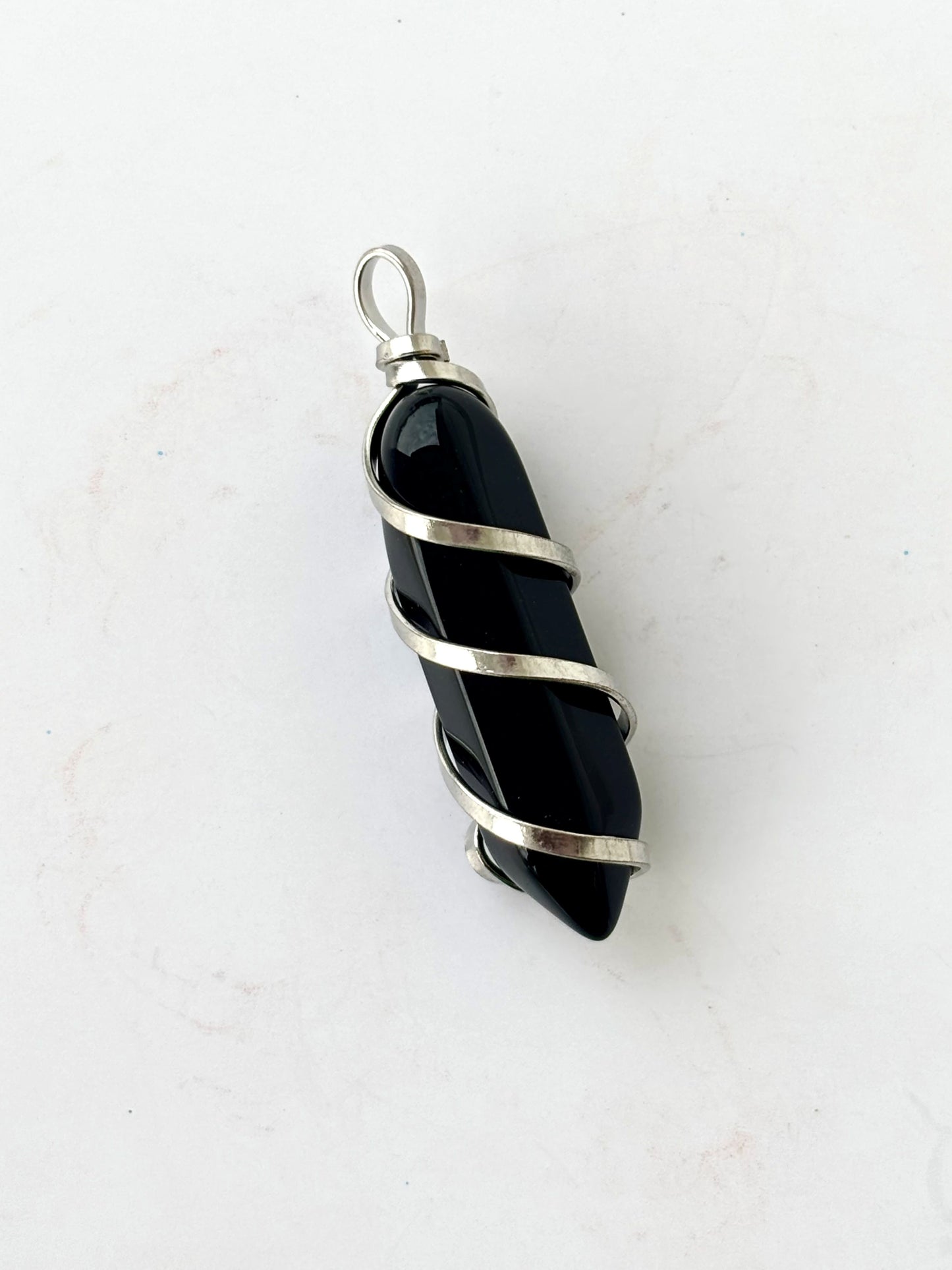 Black Onyx Point Pendant