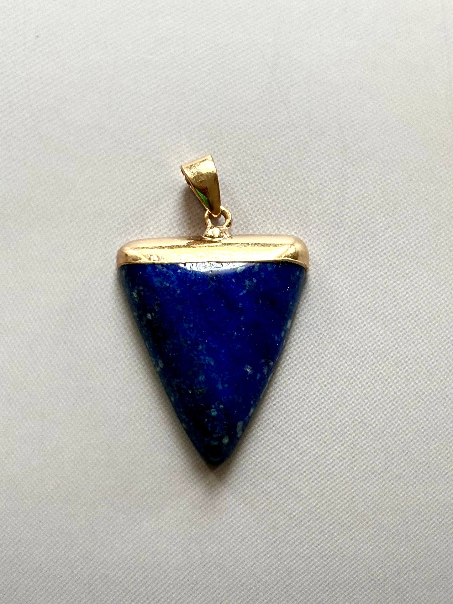 Lapis Lazuli Triangle Pendant