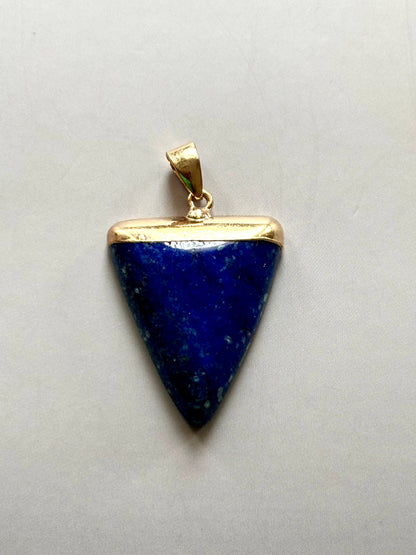 Lapis Lazuli Triangle Pendant