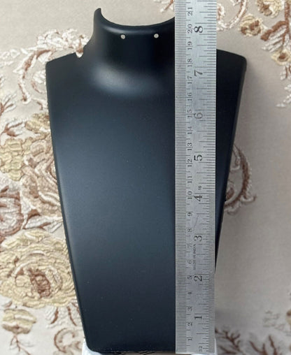 Black Plastic Jewelry Display Mannequin Stand 8 Inches