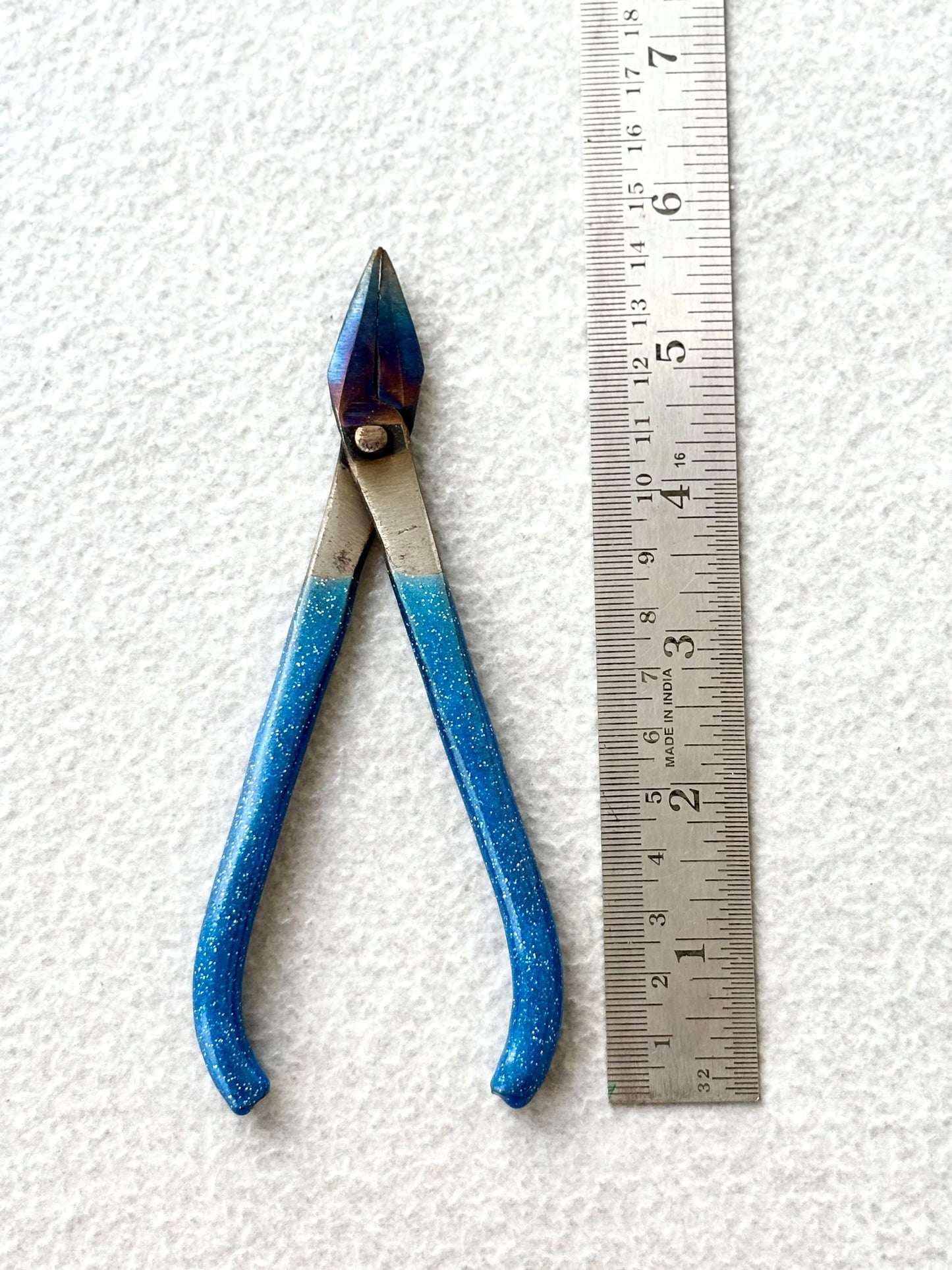 Jewelry Flush Cutters - Blue Glitter Handle Beading Tool