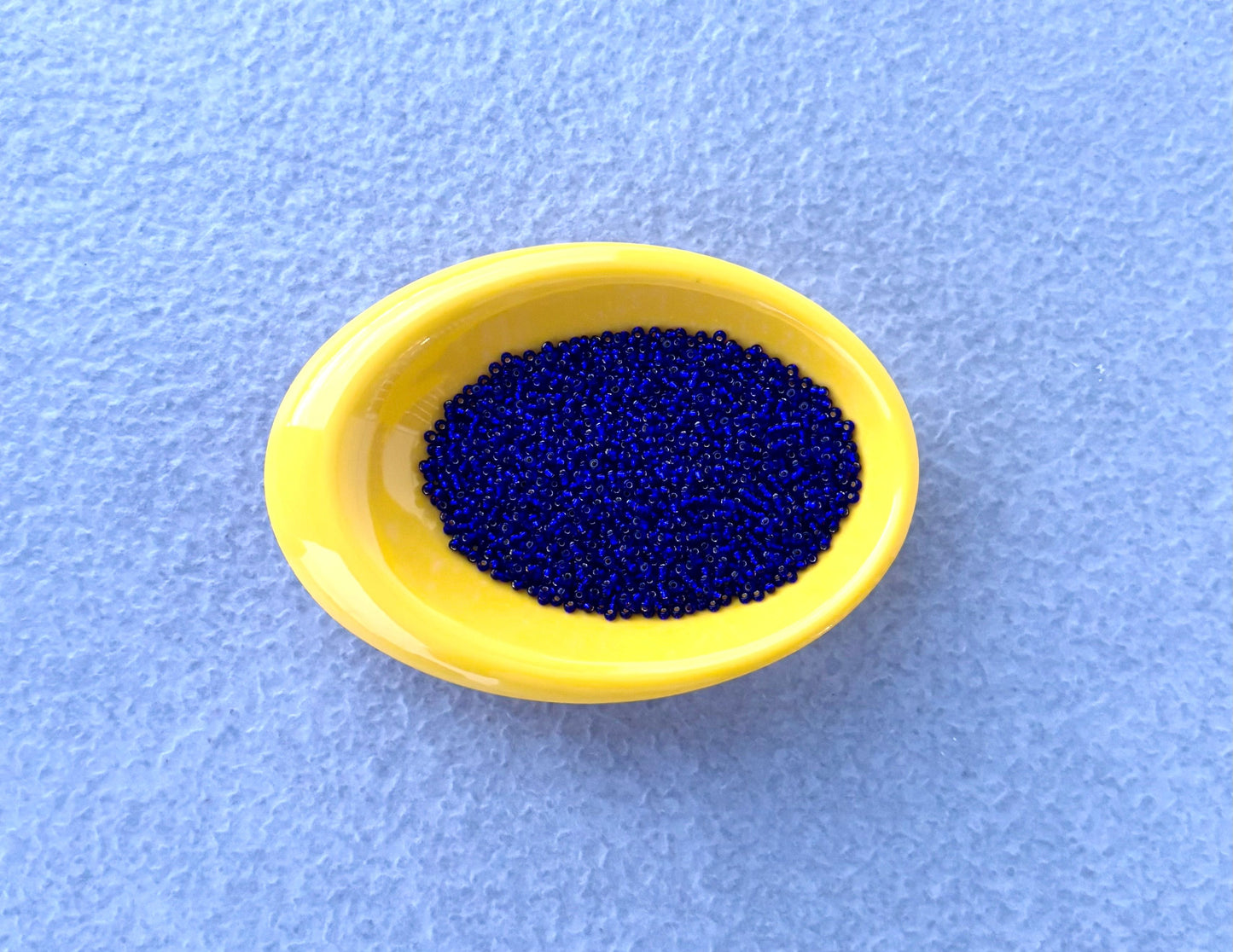 Preciosa Silver-Lined Cobalt Blue Seed Beads