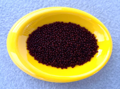 Preciosa Maroon Translucent Seed Beads