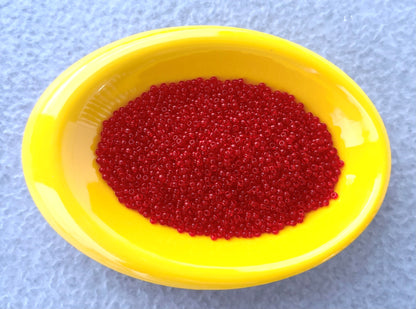 Preciosa Red Translucent Seed Beads