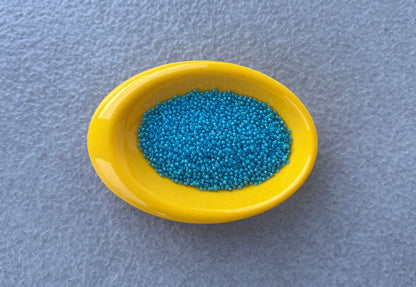 Preciosa Teal Blue Translucent Seed Beads